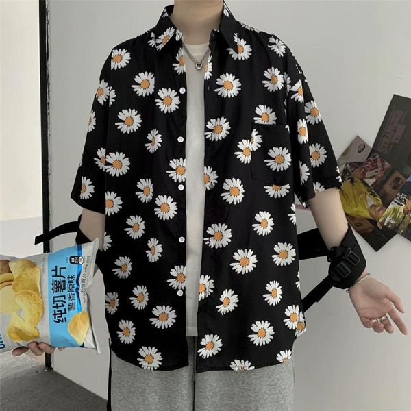 daisy shirt for men fashion hip hop 2021 summer men's shirts short sleeved casual button plus size 3xl, White;black
daisy shirt for men fashion hip hop 2021 summer men's shirts short sleeved casual button plus size 3xl, White;black