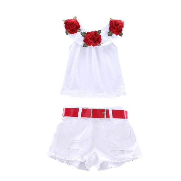 clothing sets two pieces baby girls summer floral and shorts set children sleeveless clothes outfit for kids (80cm), White
clothing sets two pieces baby girls summer floral and shorts set children sleeveless clothes outfit for kids (80cm), White