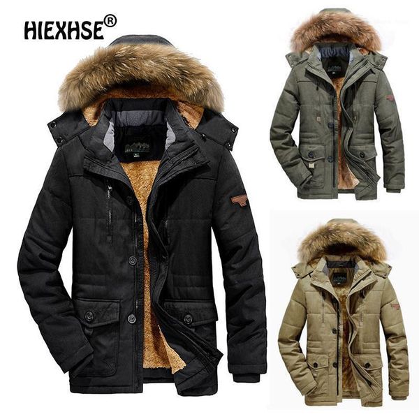 men's down & parkas men casual parka fur collar winter jacket fashion warm coat large size clothing windproof hooded, Black 
men's down & parkas men casual parka fur collar winter jacket fashion warm coat large size clothing windproof hooded, Black