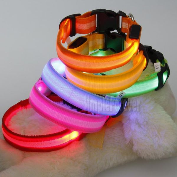 dog collars & leashes 100pcs/lot nylon pet led collar night safety flashing glow cat for dogs s/m/l
dog collars & leashes 100pcs/lot nylon pet led collar night safety flashing glow cat for dogs s/m/l
