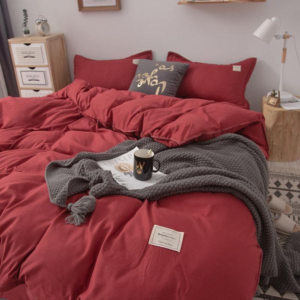 bedding sets ins style soild color set red black grid full size comforter minimalist print simple
bedding sets ins style soild color set red black grid full size comforter minimalist print simple