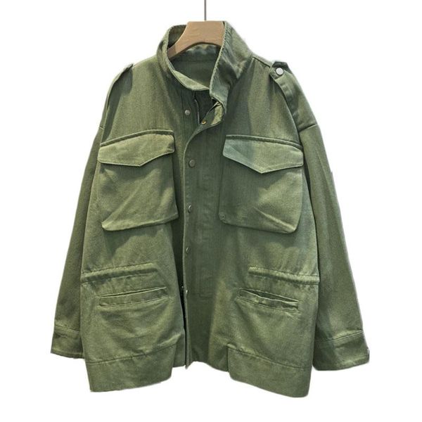 women's trench coats spring autumn coat korean loose pocket tooling outerwear vintage casual oversized windbreaker female 186, Tan;black
women's trench coats spring autumn coat korean loose pocket tooling outerwear vintage casual oversized windbreaker female 186, Tan;black