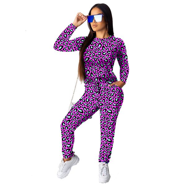 fashion colorful leopard pattern women two-piece outfits real pos o neck long sleeves t shirt + pants autumn girls tracksuits est, White
fashion colorful leopard pattern women two-piece outfits real pos o neck long sleeves t shirt + pants autumn girls tracksuits est, White