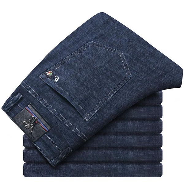 men's jeans 2021 straight men design business jean mid waist stretch long pants all-match men's clothing 29-40, Blue
men's jeans 2021 straight men design business jean mid waist stretch long pants all-match men's clothing 29-40, Blue