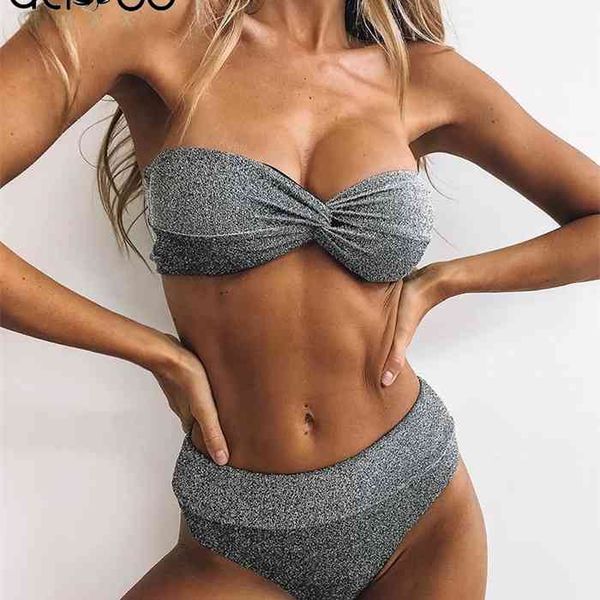 new bandeau shiny glitter bikini set women swimwear swimsuit with pad bow bikinis high waist bather bathing suit swim wear, White;black
new bandeau shiny glitter bikini set women swimwear swimsuit with pad bow bikinis high waist bather bathing suit swim wear, White;black
