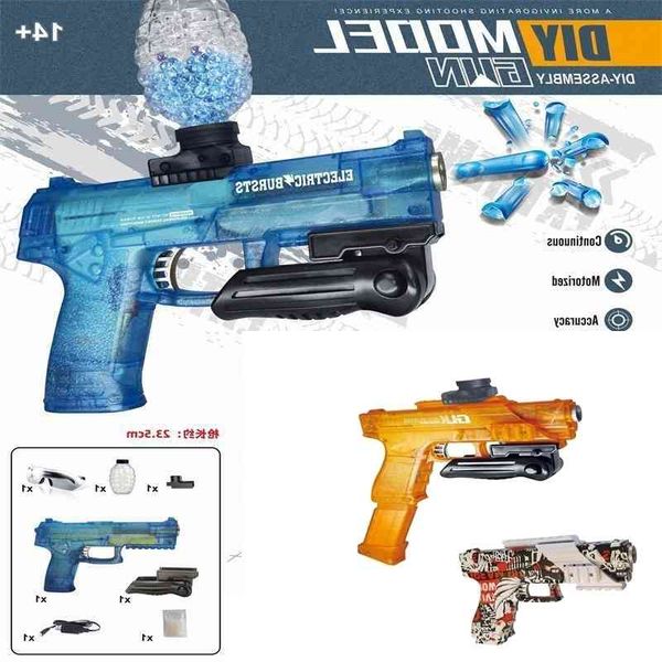 54442021 electric toy gel bombs, pistols, water guns, outdoor sports games, boys birthday gifts, christmas gifts.