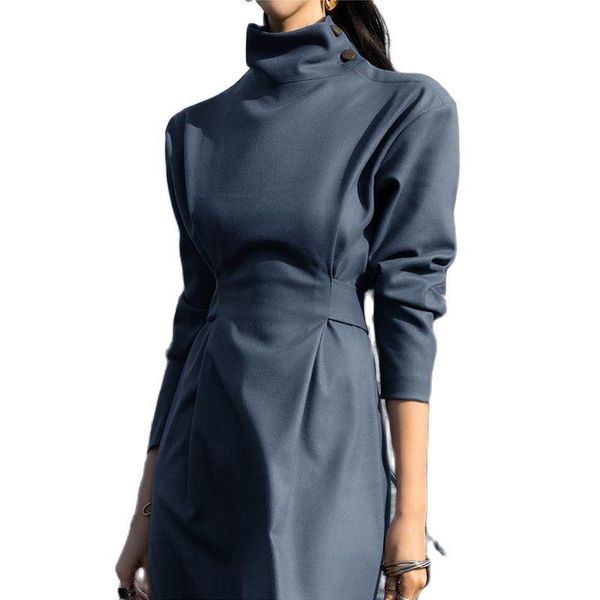 casual dresses spring winter women's 2021 fashion commuter midi with high neckline to reduce the age, tighten waists, slimmer, Black;gray
casual dresses spring winter women's 2021 fashion commuter midi with high neckline to reduce the age, tighten waists, slimmer, Black;gray