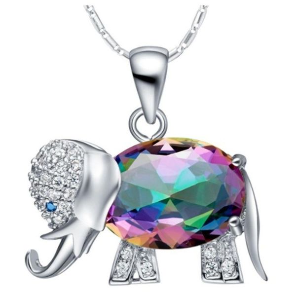 pendant necklaces european and american fashion elephant zircon necklace ladies wild creative animal, Silver
pendant necklaces european and american fashion elephant zircon necklace ladies wild creative animal, Silver