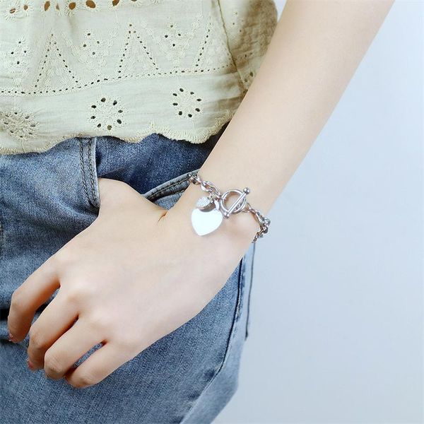 link, chain 2021 stainless steel jewelry personality fashion titanium bracelet, Black
link, chain 2021 stainless steel jewelry personality fashion titanium bracelet, Black
