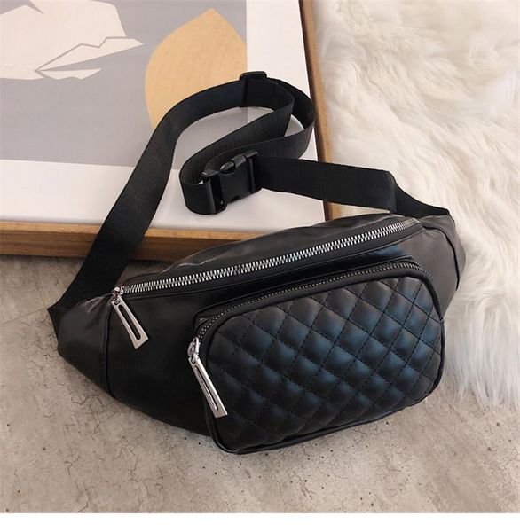 fashion multifunctional casual waist bag pu leather embroidery thread adjustable simple zipper chain belt crossbody bags 
fashion multifunctional casual waist bag pu leather embroidery thread adjustable simple zipper chain belt crossbody bags