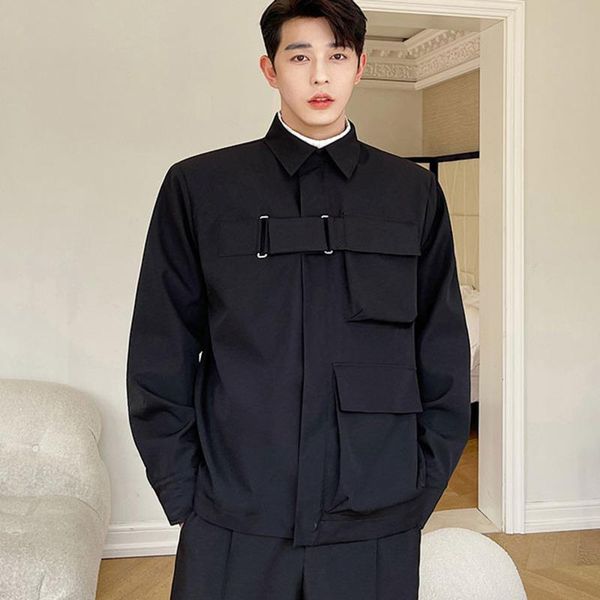 men's jackets iefb men's wear autumn ins workwear function three-dimensional large pocket zipper jacket black and white short coats, Black;brown
men's jackets iefb men's wear autumn ins workwear function three-dimensional large pocket zipper jacket black and white short coats, Black;brown