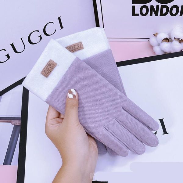 sports gloves winter velvet letter warm windproof full finger touch screen driving glove women cotton polyester knit sport cycling mitten f4, Black
sports gloves winter velvet letter warm windproof full finger touch screen driving glove women cotton polyester knit sport cycling mitten f4, Black