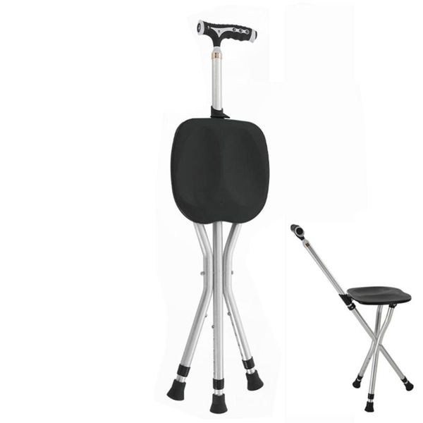 folding cane seat thick aluminum alloy stool crutch chair 3 legs adjustable hiking stick elderly with led trekking poles
folding cane seat thick aluminum alloy stool crutch chair 3 legs adjustable hiking stick elderly with led trekking poles