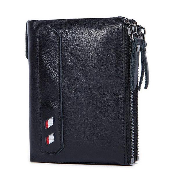 coin purses genuine leather wallet men's purse double zipper multi-card bit wallets black coffee short business card holder 2021, Red;black
coin purses genuine leather wallet men's purse double zipper multi-card bit wallets black coffee short business card holder 2021, Red;black