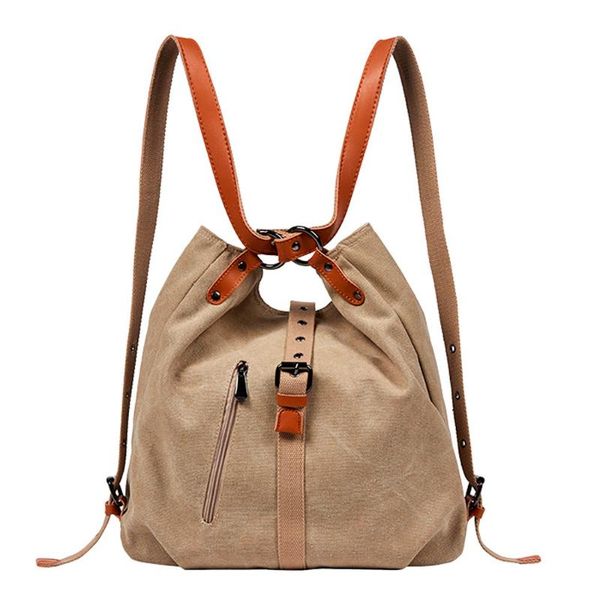 female backpack leather strap canvas shoulder backbags pure color flowers bag school travel mochila
female backpack leather strap canvas shoulder backbags pure color flowers bag school travel mochila