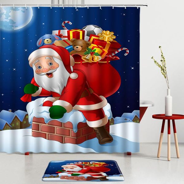 shower curtains merry christmas cartoon santa claus set bath mats red gift screen bathroom festival room decoration carpet
shower curtains merry christmas cartoon santa claus set bath mats red gift screen bathroom festival room decoration carpet