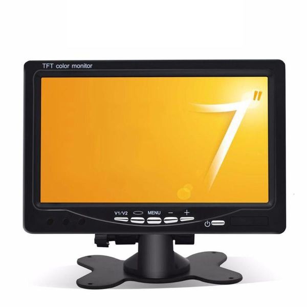 car video 7 inch headrest display monitor rear view and wifi rearview reverse backup camera tv