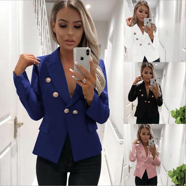 women's jackets 2021 plus size blazer women casual solid spring autumn blazers and bodycon coat long sleeve blue, Black;brown
women's jackets 2021 plus size blazer women casual solid spring autumn blazers and bodycon coat long sleeve blue, Black;brown