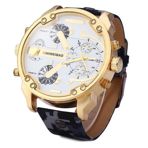 wristwatches 2021 high-end brand quartz watches men camouflage leather luxury fashion military watch reloj hombre relogio montre horloge, Slivery;brown
wristwatches 2021 high-end brand quartz watches men camouflage leather luxury fashion military watch reloj hombre relogio montre horloge, Slivery;brown