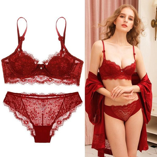 vitol leah thin style get married year of life lace red breast bra set fun underwear, Black;white
vitol leah thin style get married year of life lace red breast bra set fun underwear, Black;white