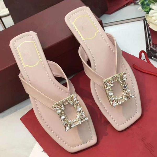 slippers women rhinestone solid color outdoor zapatos de mujer square flat shoes head casual, Black
slippers women rhinestone solid color outdoor zapatos de mujer square flat shoes head casual, Black