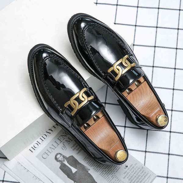 dress shoes oxford mens wedding chain gold designer luxury formal business loafers lace-up full leather minimalist for men 220223, Black
dress shoes oxford mens wedding chain gold designer luxury formal business loafers lace-up full leather minimalist for men 220223, Black