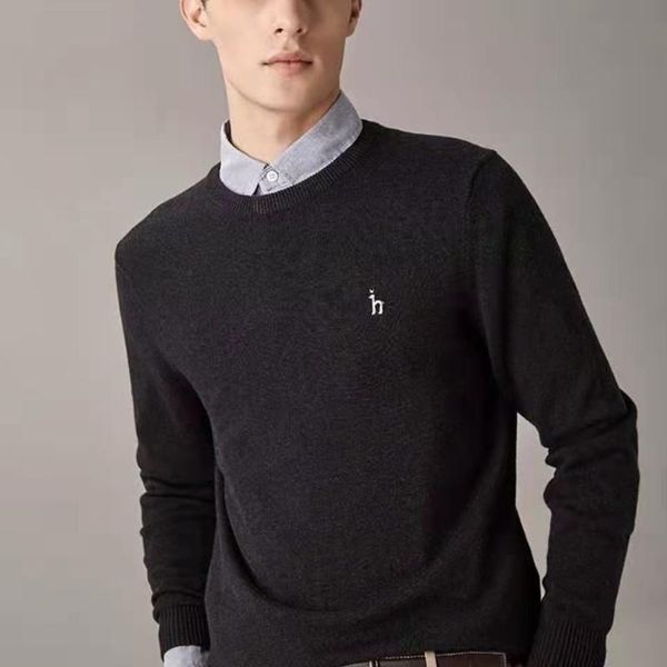 men's sweaters winter black round neck sweater korean loose rowan 2021 men pullover pull homme male, White;black
men's sweaters winter black round neck sweater korean loose rowan 2021 men pullover pull homme male, White;black