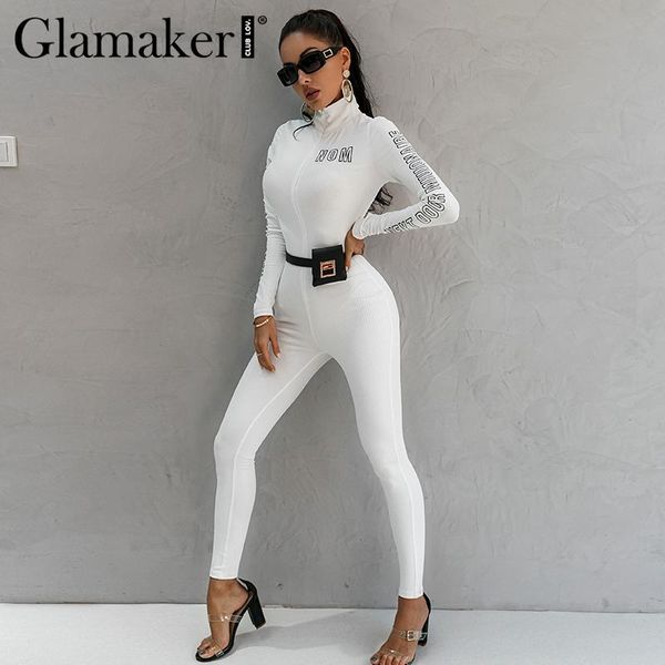 glamaker knitted bodycon long jumpsuit sportwear women fitness fashion summer spring embroidered slim playsuit 2021 women's jumpsuits &, Black;white
glamaker knitted bodycon long jumpsuit sportwear women fitness fashion summer spring embroidered slim playsuit 2021 women's jumpsuits &, Black;white