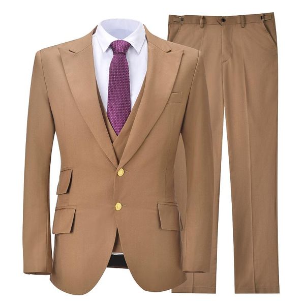 men's suits & blazers 3 pieces two button lapel double breasted slim fit casual business dress for wedding grooms suit 2021, White;black
men's suits & blazers 3 pieces two button lapel double breasted slim fit casual business dress for wedding grooms suit 2021, White;black