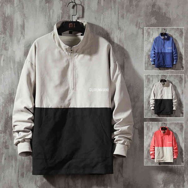 hooded jackets patchwork color block pullover fashion tracksuit coat hip hop streetwear jacket men 5u3q, Black
hooded jackets patchwork color block pullover fashion tracksuit coat hip hop streetwear jacket men 5u3q, Black