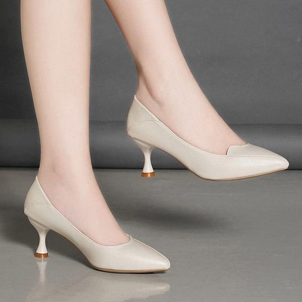dress shoes spring ol office lady women high heels pointed toe boat black spike ladies zapatos mujer 
dress shoes spring ol office lady women high heels pointed toe boat black spike ladies zapatos mujer