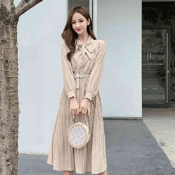 spring autumn women's dresses temperament french midi polka dot slim woman pleated female vestidos gx270 210507, Black;gray
spring autumn women's dresses temperament french midi polka dot slim woman pleated female vestidos gx270 210507, Black;gray