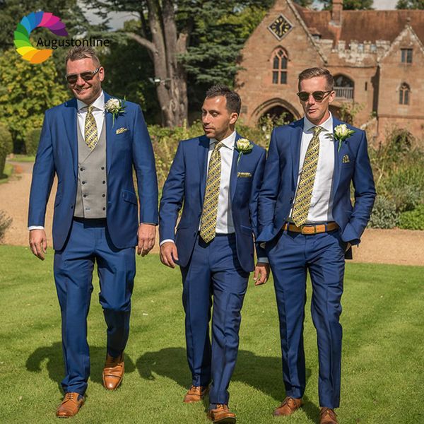 men's suits & blazers royal blue wedding men groom wear terno tuxedos 2pieces(jacket+pants) slim fit groomsman prom costume homme, White;black
men's suits & blazers royal blue wedding men groom wear terno tuxedos 2pieces(jacket+pants) slim fit groomsman prom costume homme, White;black