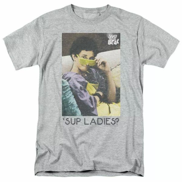 saved by the bell sup ladies t shirt mens licensed classic tv screech sport grey, White;black
saved by the bell sup ladies t shirt mens licensed classic tv screech sport grey, White;black