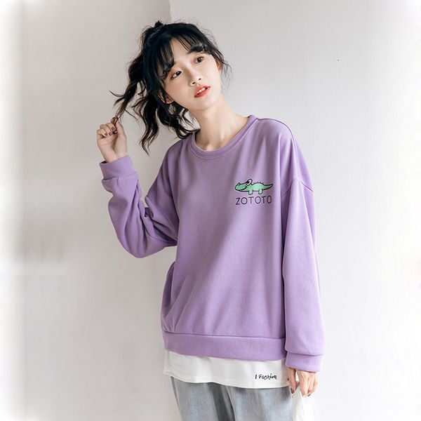 women's jackets women sweatshirt autumn casual o-neck pullover long-sleeve print patchwork fake two-piece loose girl's 1zfp, Black;brown
women's jackets women sweatshirt autumn casual o-neck pullover long-sleeve print patchwork fake two-piece loose girl's 1zfp, Black;brown