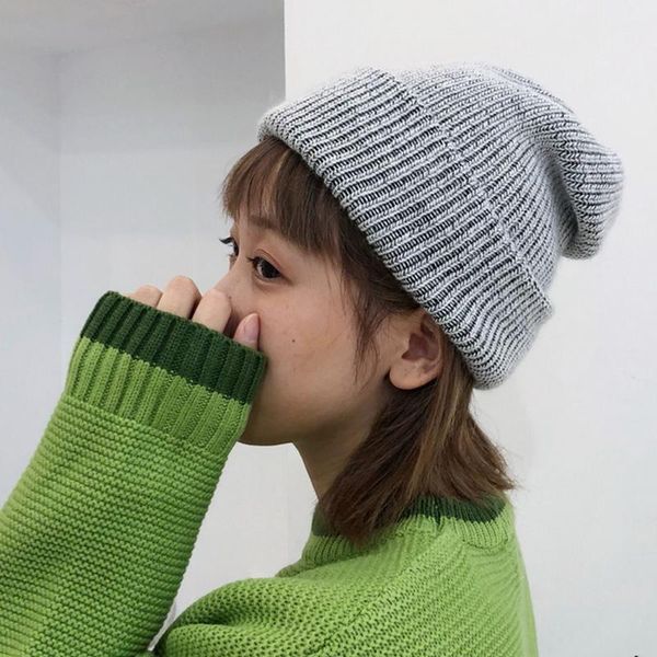 beanie/skull caps women winter knitted hat lady warm fluff beanie girl solid bonnet femme skullies beanies soft hats women's, Blue;gray
beanie/skull caps women winter knitted hat lady warm fluff beanie girl solid bonnet femme skullies beanies soft hats women's, Blue;gray