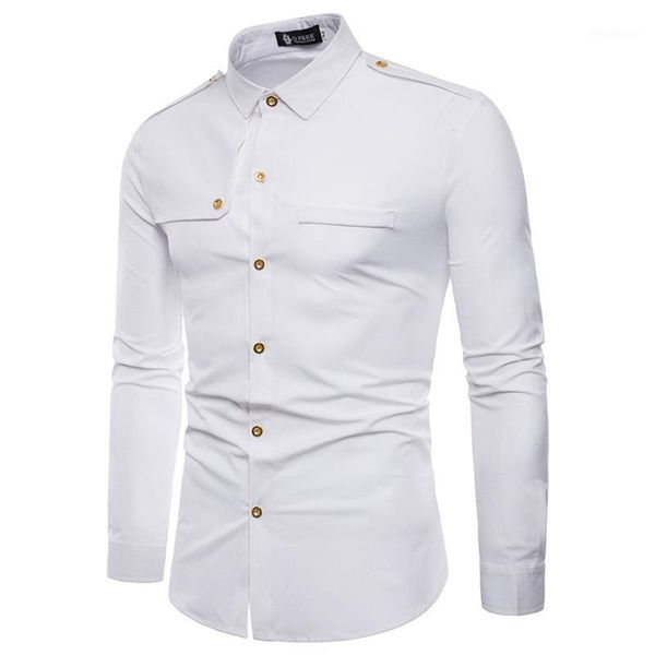 men's dress shirts 2021 european and american style for men to reduce the size of long-sleeved scapular shirt, White;black
men's dress shirts 2021 european and american style for men to reduce the size of long-sleeved scapular shirt, White;black