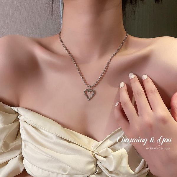 pendant necklaces hollow love heart necklace silver color metal chain link for women female hip jewelry gifts
pendant necklaces hollow love heart necklace silver color metal chain link for women female hip jewelry gifts