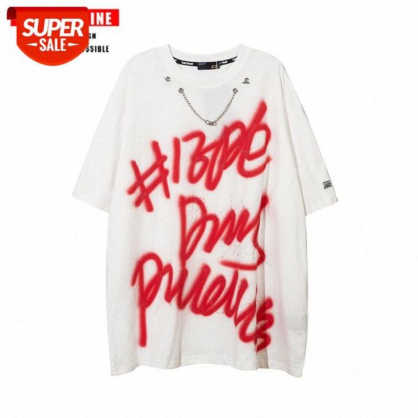 streetwear men high street ins tide brand hip-hop graffiti half-sleeved couple necklace loose short-sleeved t-shirt male #ml0e, White;black
streetwear men high street ins tide brand hip-hop graffiti half-sleeved couple necklace loose short-sleeved t-shirt male #ml0e, White;black