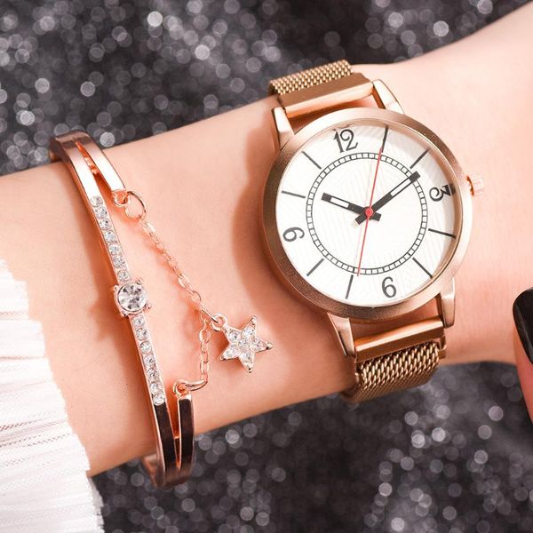 wristwatches rose gold fashion women bracelet watch ladies rock crystal clock luxury dress quartz wrist for woman relogio feminino, Slivery;brown
wristwatches rose gold fashion women bracelet watch ladies rock crystal clock luxury dress quartz wrist for woman relogio feminino, Slivery;brown