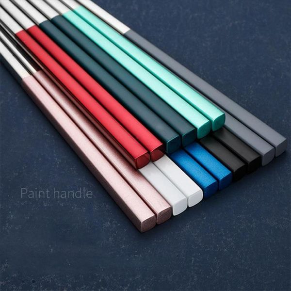 chopsticks 1pair 304 stainless steel with titanium coating anti-slip tableware for kitchen
chopsticks 1pair 304 stainless steel with titanium coating anti-slip tableware for kitchen