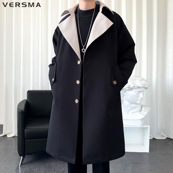 men's trench coats versma japanese vintage oversized mens windbreaker jackets autumn long british overcoat men detective coat drop, Tan;black
men's trench coats versma japanese vintage oversized mens windbreaker jackets autumn long british overcoat men detective coat drop, Tan;black