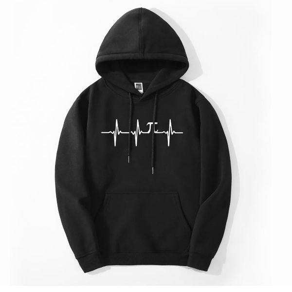 men's hoodies & sweatshirts arrival pi heartbeat math funny printed men 2021 spring winter warm fleece loose fit sportswear, Black
men's hoodies & sweatshirts arrival pi heartbeat math funny printed men 2021 spring winter warm fleece loose fit sportswear, Black