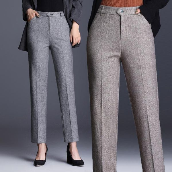 women's & capris winter autumn women pencil pants woolen elasticity fashion silm high waist female oversize casual, Black;white
women's & capris winter autumn women pencil pants woolen elasticity fashion silm high waist female oversize casual, Black;white