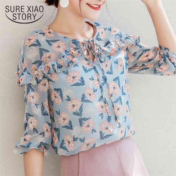 summer women chiffon printed blouse shirt fashion peter pan collar sweet lady style casual clothing 0508 40 210506, White
summer women chiffon printed blouse shirt fashion peter pan collar sweet lady style casual clothing 0508 40 210506, White