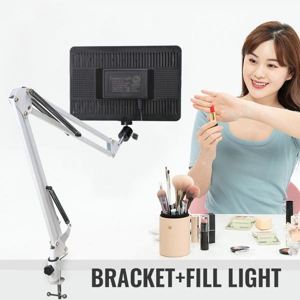 flash heads led video lighting panel with long arm holder eu plug 2700k-5700k pography light remote control for youtube live stream vlog
flash heads led video lighting panel with long arm holder eu plug 2700k-5700k pography light remote control for youtube live stream vlog