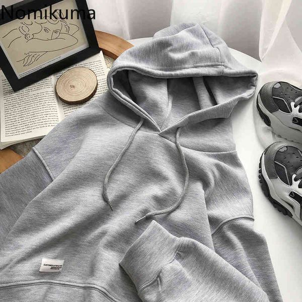nomikuma spring short pullover hooded women sweatshirt causal long sleeve hoody korean high waist crop jumper 6e347 210427, Black
nomikuma spring short pullover hooded women sweatshirt causal long sleeve hoody korean high waist crop jumper 6e347 210427, Black