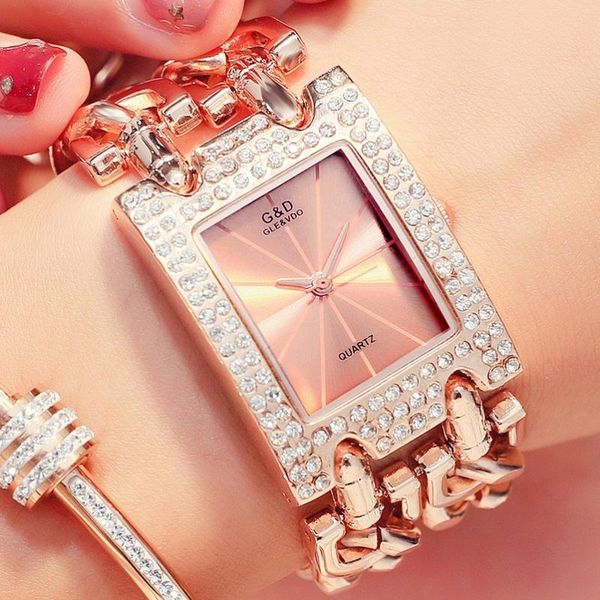 wristwatches fashion brand golden luxury women steel band watch rhinestone crystal quartz watches ladies bracelet clock gift bayan kol saati, Slivery;brown
wristwatches fashion brand golden luxury women steel band watch rhinestone crystal quartz watches ladies bracelet clock gift bayan kol saati, Slivery;brown