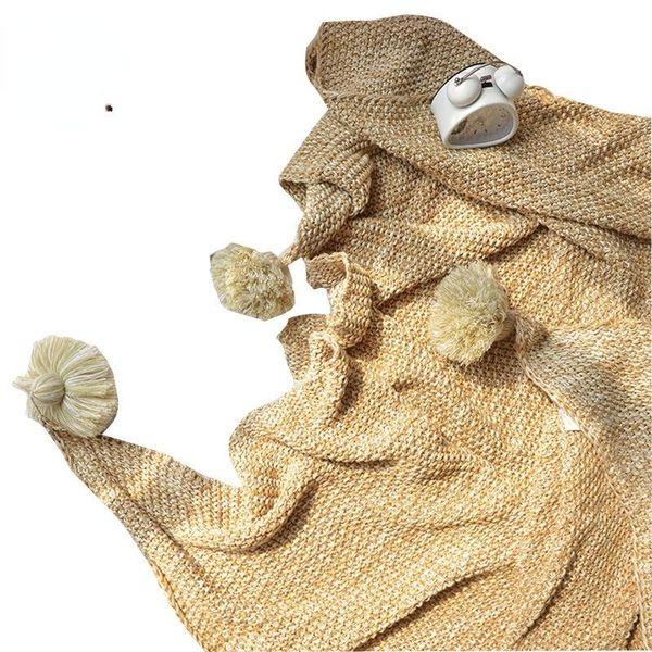 blankets cotton knitted tassel blanket lantern ball cover spring and summer air conditioning
blankets cotton knitted tassel blanket lantern ball cover spring and summer air conditioning
