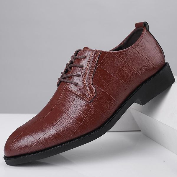 men's fashion british style pointed toe wedding business leather formal dress shoes summer flats oxfords men, Black
men's fashion british style pointed toe wedding business leather formal dress shoes summer flats oxfords men, Black